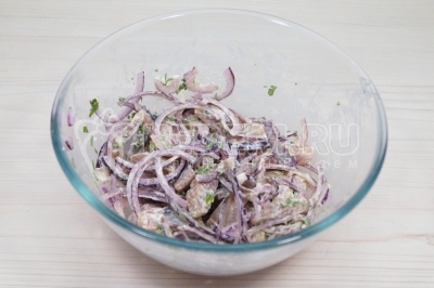 Перемешать все вместе и оставить на 20 минут.