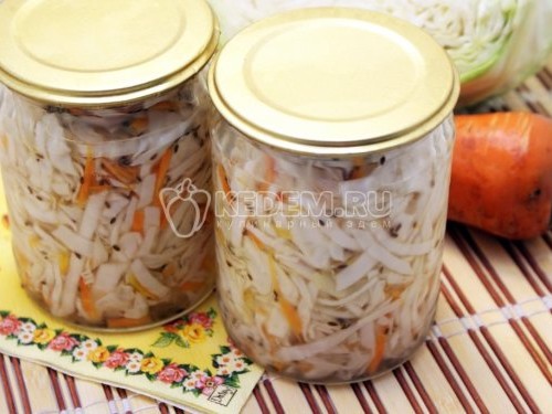 Маринованная капуста на зиму - рецепт