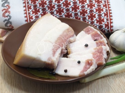Сало солёное в рассоле - рецепт