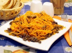 Салат из печени