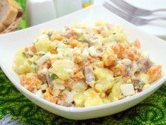 Салат с селедкой «Атлантика»