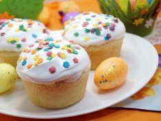 Маленькие пасхальные куличи