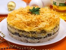 Новогодний салат с картофелем пай
