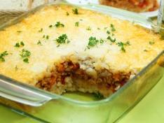 Запеканка с фаршем и рисом в духовке