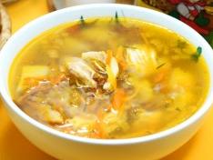 Куриный суп с гречкой