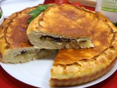 Пирог с грибами