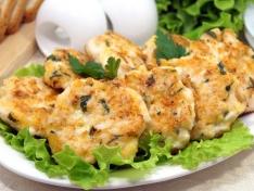 Рубленые куриные котлеты с сыром