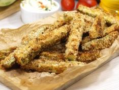 Кабачки фри в духовке