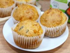 Маффины с сыром и зеленью