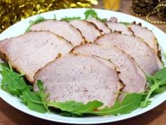 Домашняя буженина с аджикой