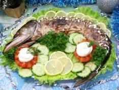 Фаршированная щука - рецепт