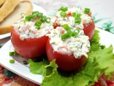 Фаршированные помидоры - рецепт