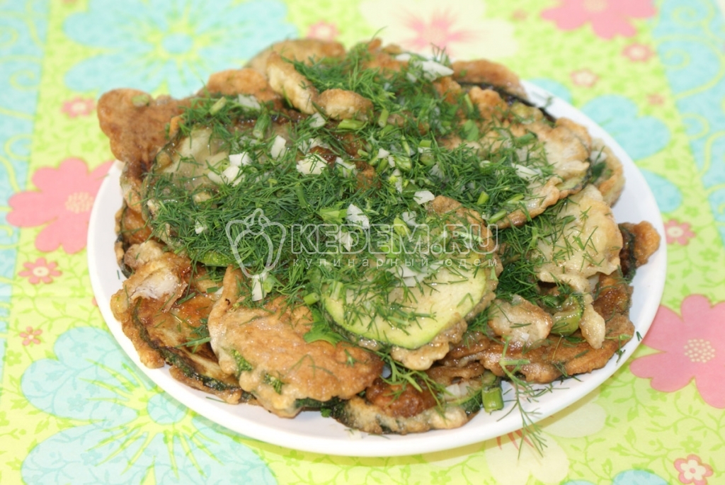 Закуска из кабачков