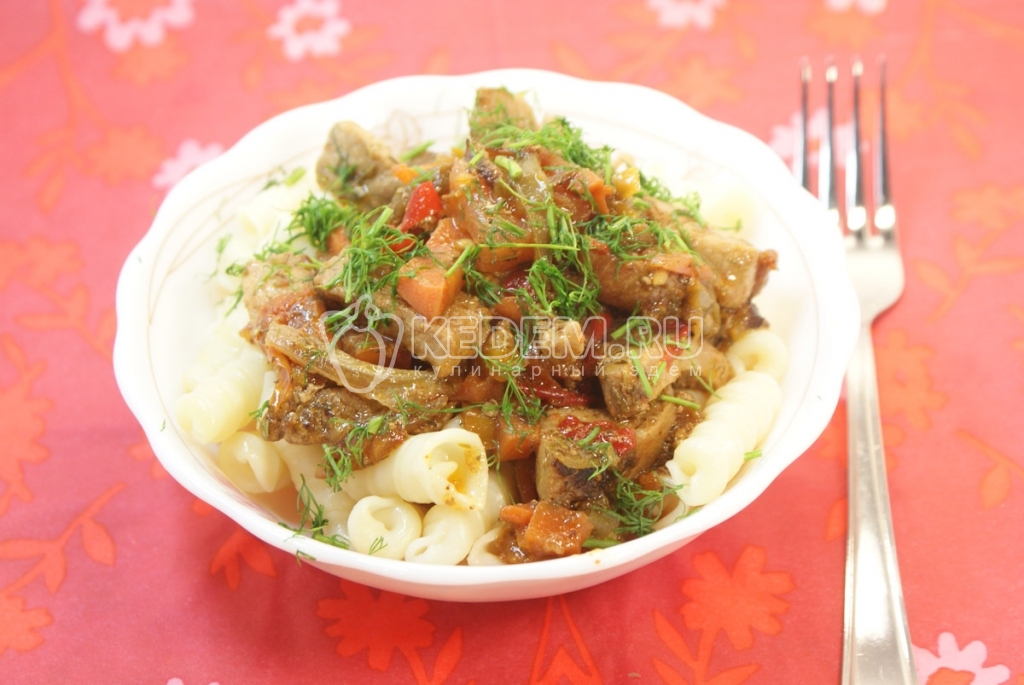 Мясо с овощами