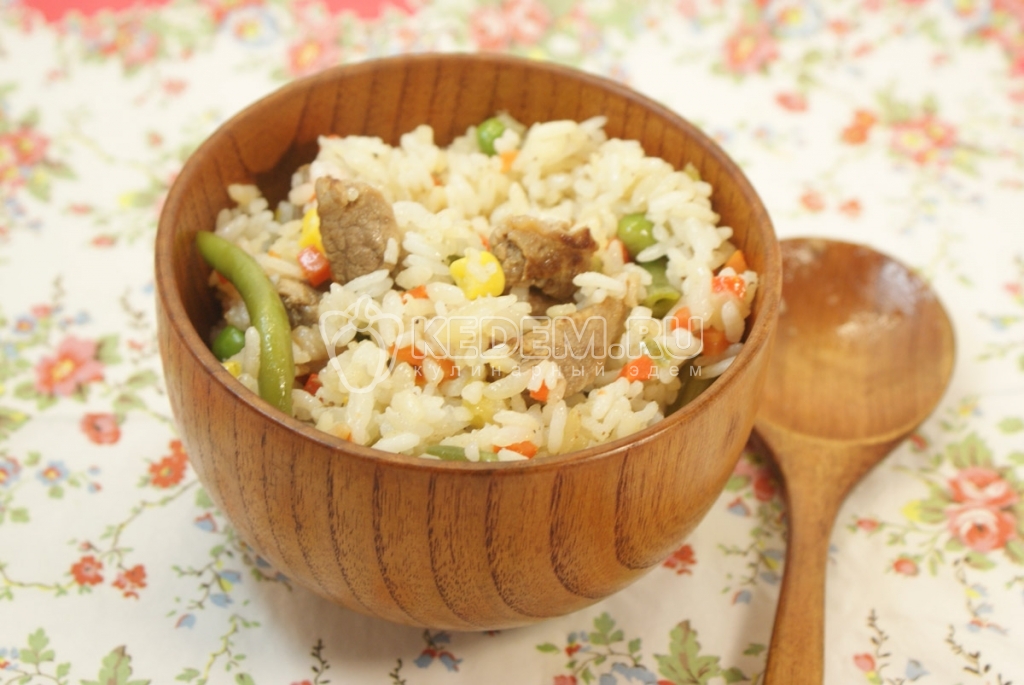 Рис с мясом Конфетти