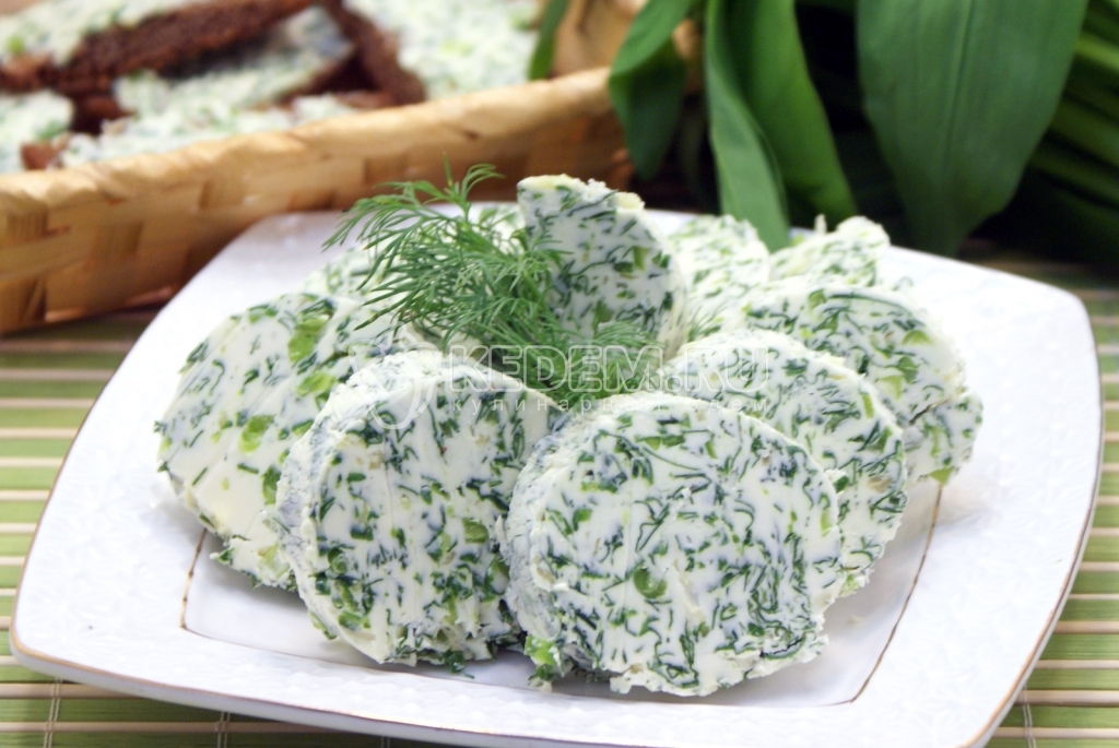 Масло с зеленью