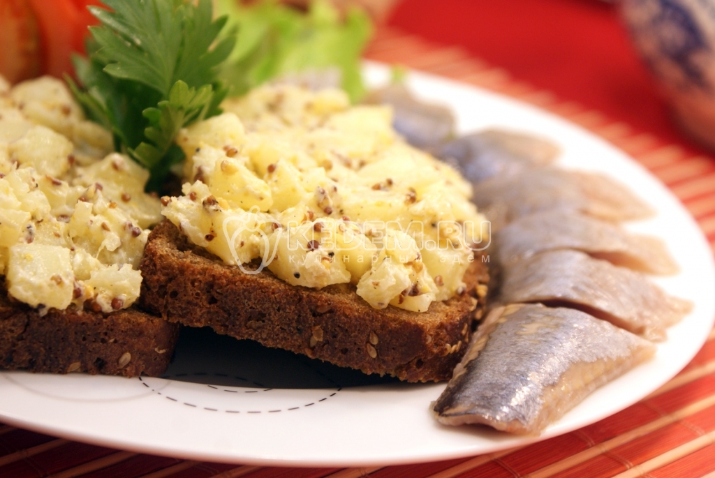 Бутерброды с картофелем
