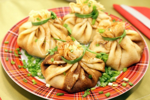 Блинчики с фаршем