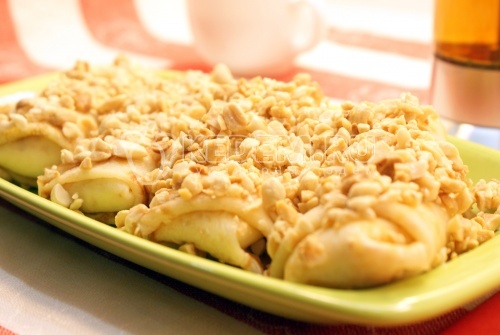 Блинчики в ореховой корочке