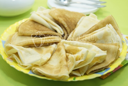 Блины на молоке