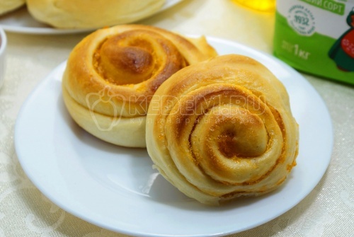 Булочки с апельсиновым джемом