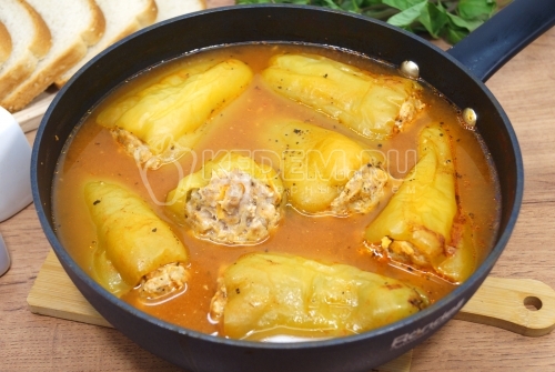 Фаршированные перцы без риса