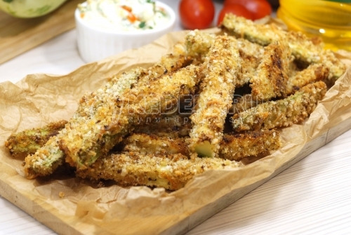 Кабачки фри в духовке