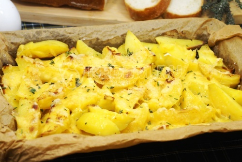 Картошка с сыром в духовке
