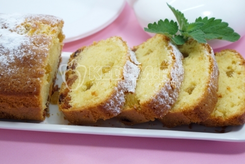 Кекс с изюмом в духовке