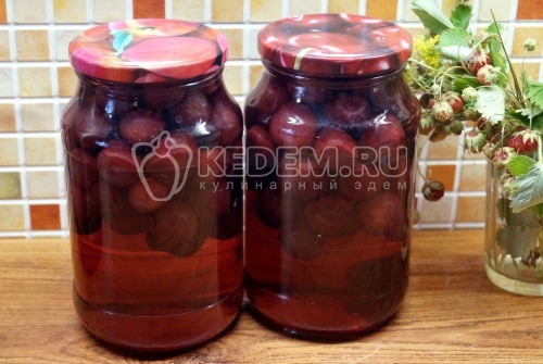 Компот из черешни на зиму
