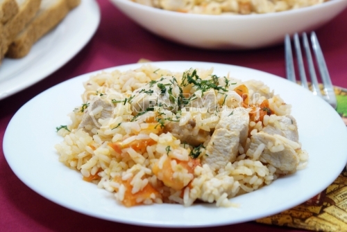 Курица с рисом