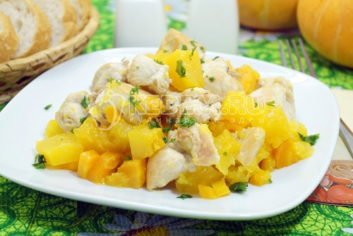 Курица с тыквой Вкус осени