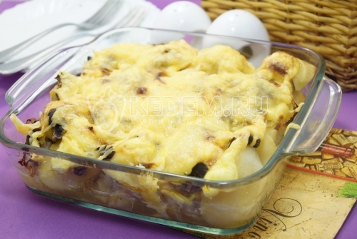 Куриные голени в духовке