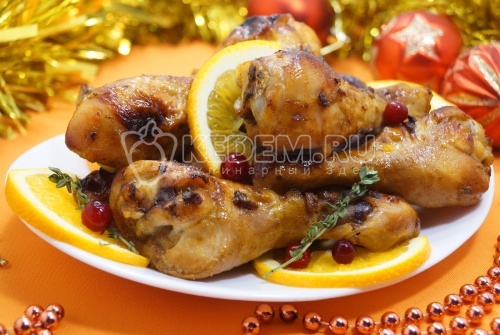 Куриные ножки в духовке на Новый год