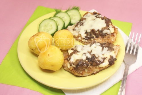 Куриные отбивные Грибное счастье
