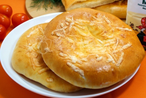 Лепёшки с сыром в духовке