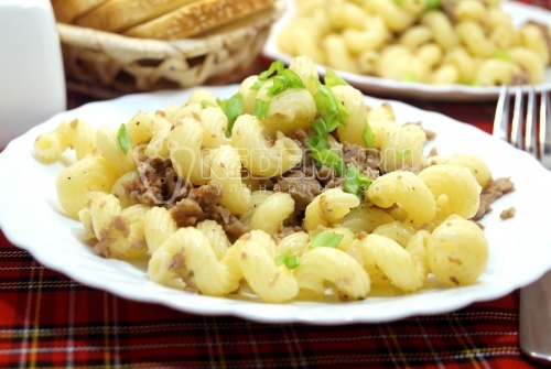 Макароны по-флотски с фаршем