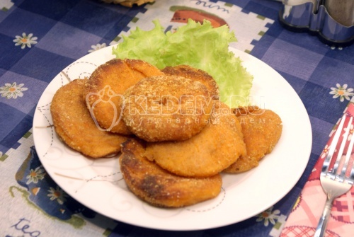 Морковные котлеты в духовке