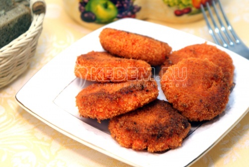 Морковные котлеты
