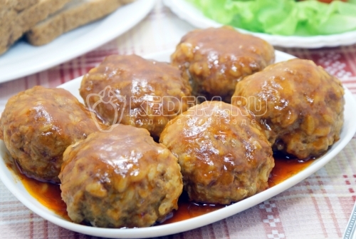 Мясные тефтели в томатном соусе