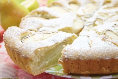 Пирог с грушами