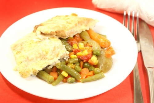 Рыба с овощами
