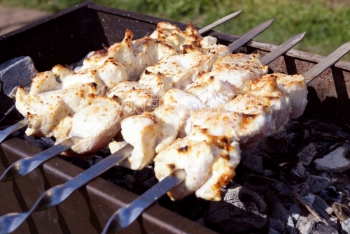 Шашлык из курицы