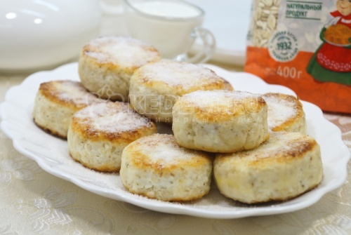 Сырники с ячменными хлопьями