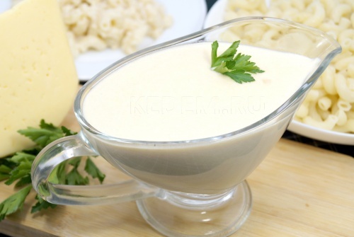 Сырный соус для макарон