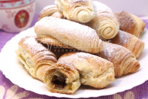 Трубочки с шоколадом
