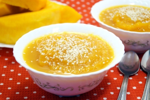 Тыквенное пюре с мёдом