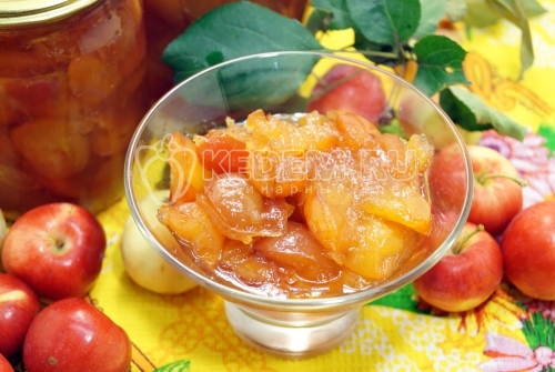 Яблочное варенье дольками
