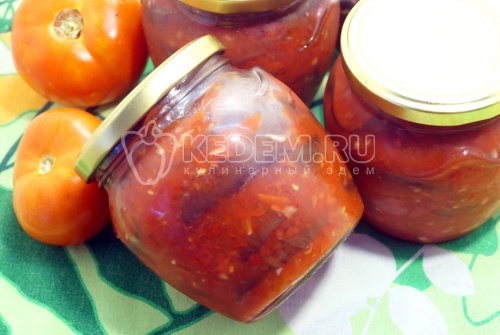 Закуска из баклажанов на зиму