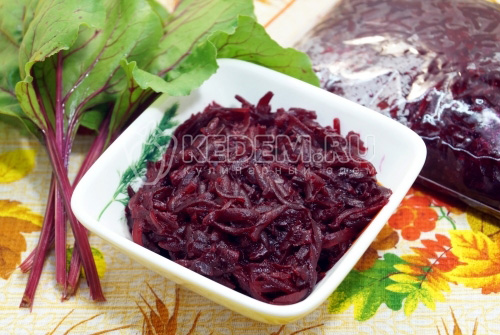 Заморозка свеклы на зиму